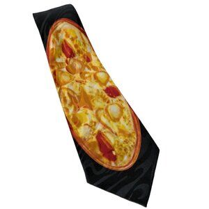 Fratello Pizza Pie Food Novelty Necktie